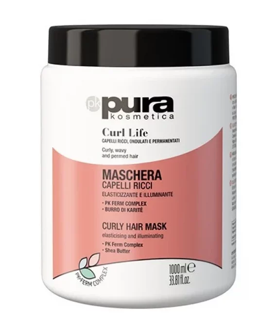 Pura Kosmetica – Curl Life Maschera Capelli Ricci -1000ML